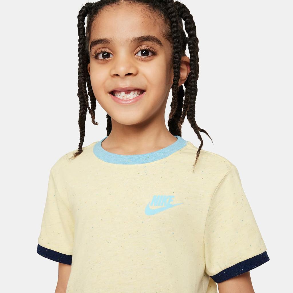 Nike Sportswear Little Kids&#039; Graphic Ringer T-Shirt 86L709-Y6X