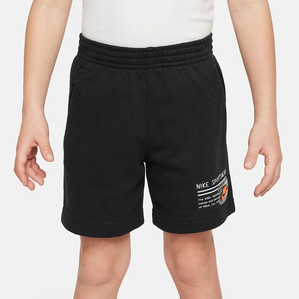 Nike Sportswear Paint Your Future Little Kids&#039; French Terry Shorts 86L754-023
