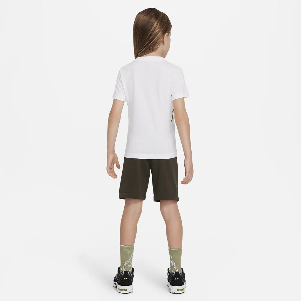 Nike Sportswear Club Specialty French Terry Little Kids&#039; Shorts Set 86L775-F84