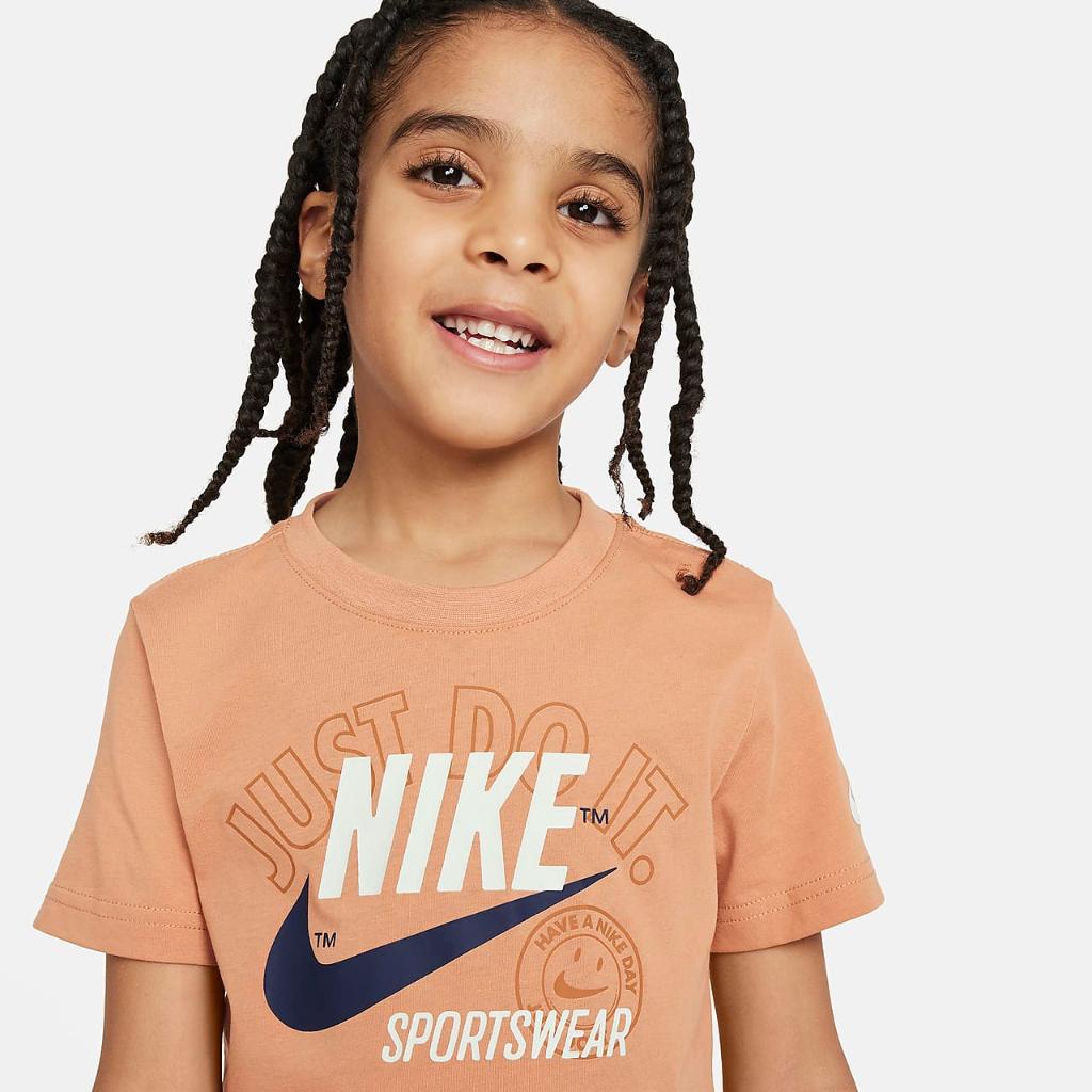 Nike Retro Sportswear Little Kids&#039; Graphic T-Shirt 86L835-X8B