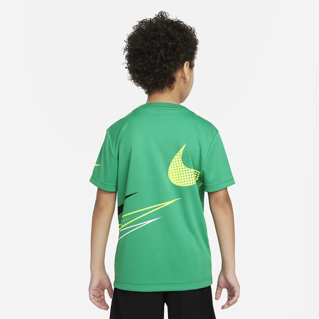 Nike Dri-FIT Swoosh Little Kids&#039; Graphic T-Shirt 86L932-E5D