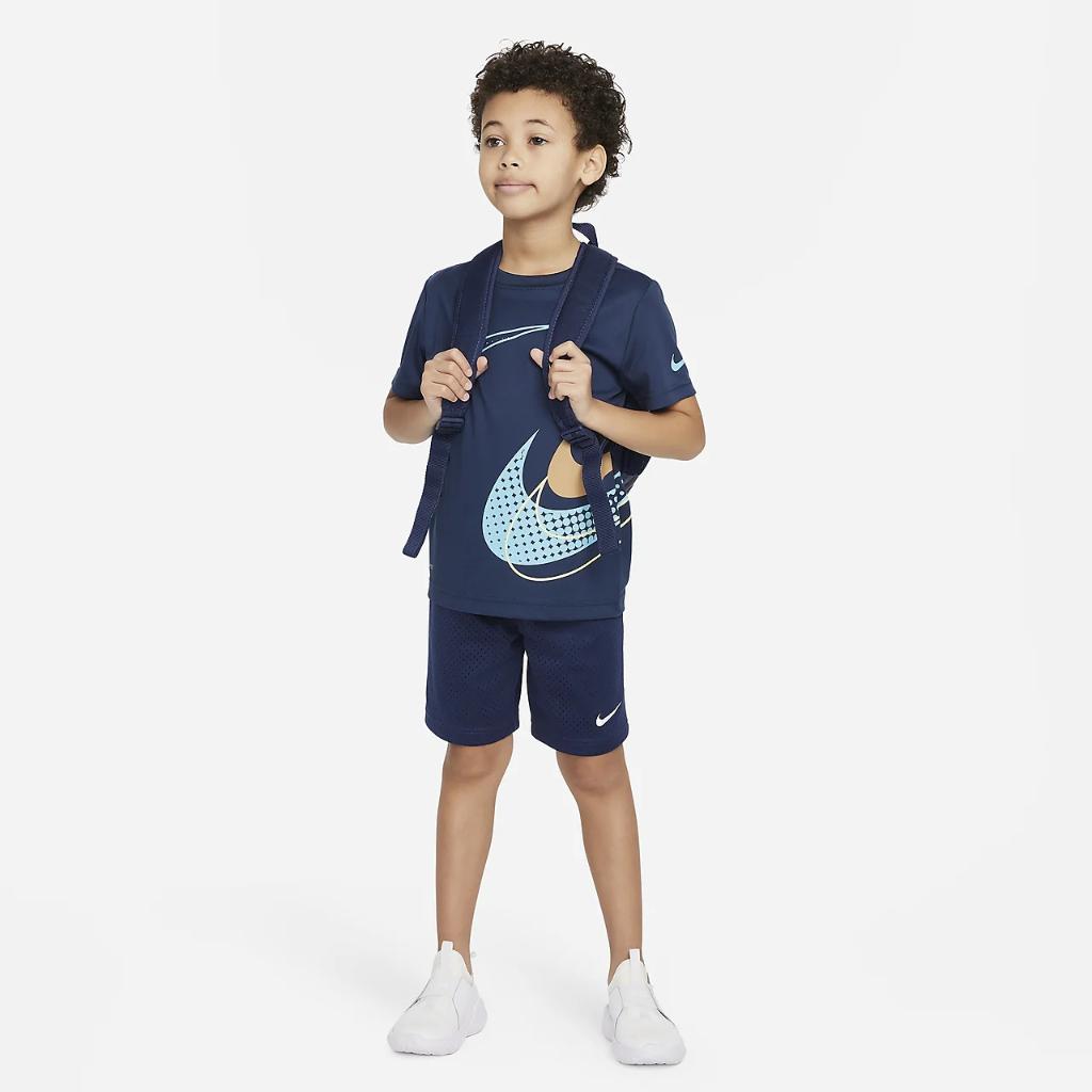 Nike Dri-FIT Swoosh Little Kids&#039; Graphic T-Shirt 86L932-U90
