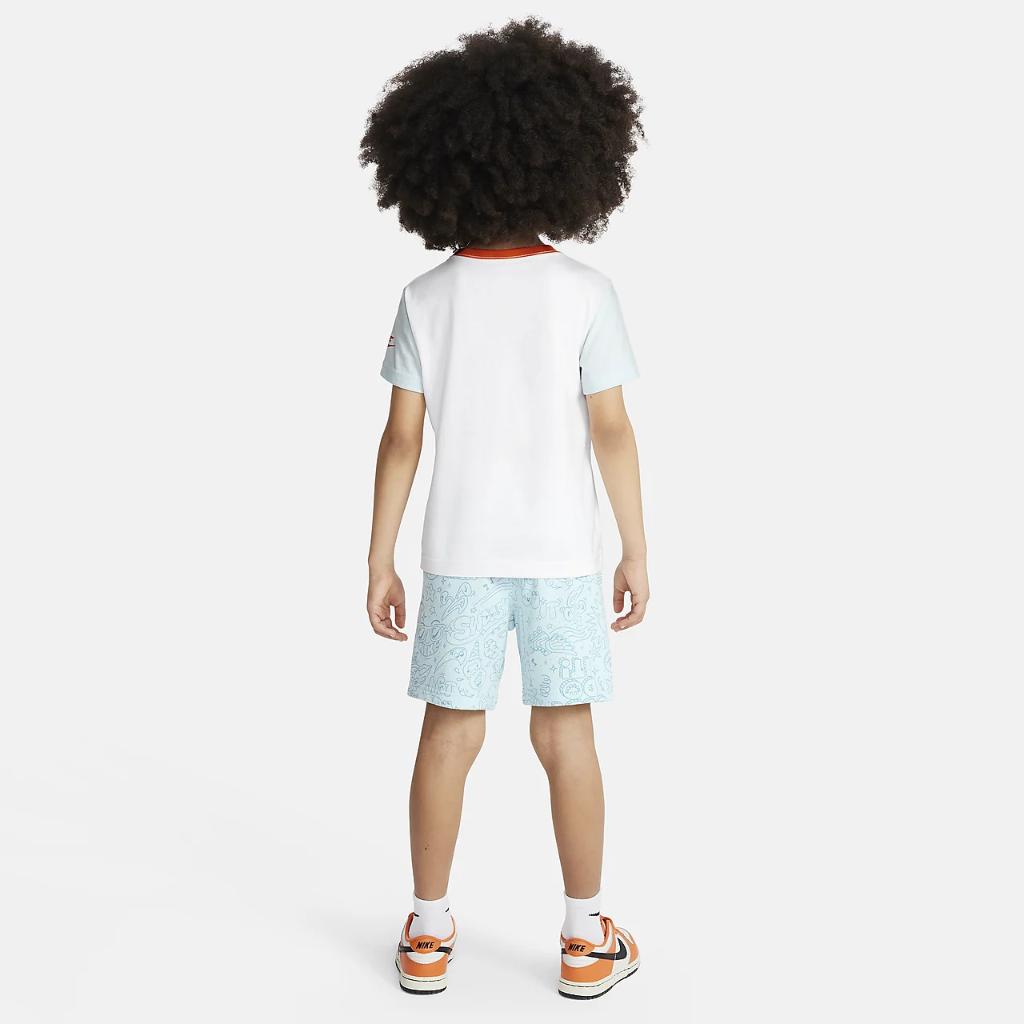 Nike Sportswear Create Your Own Adventure Little Kids&#039; T-Shirt and Shorts Set 86M016-G25