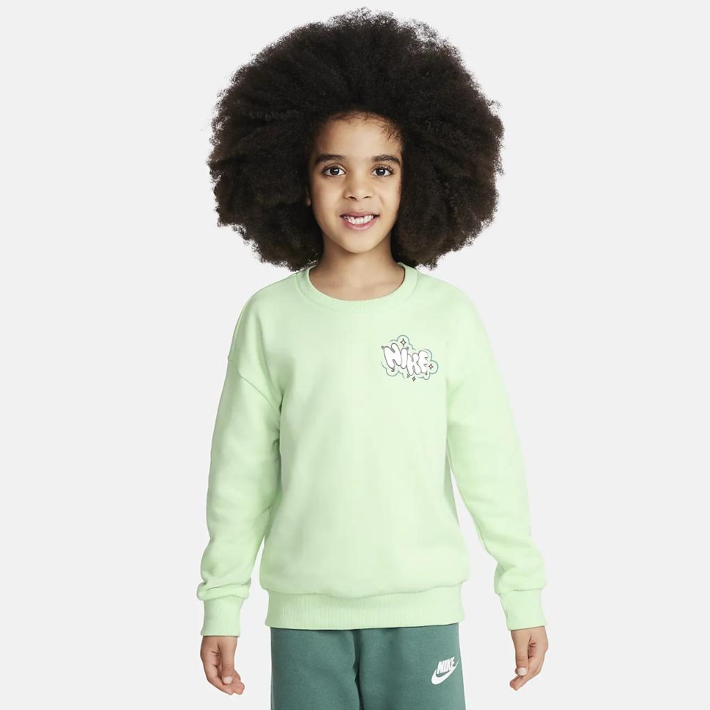 Nike Sportswear Create Your Own Adventure Little Kids&#039; French Terry Graphic Crew Set 86M018-EDJ