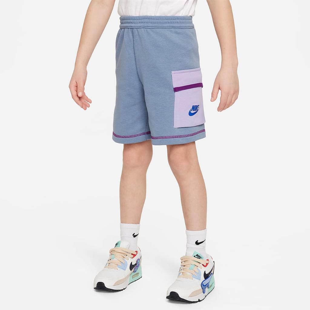 Nike Sportswear Reimagine Little Kids&#039; French Terry Shorts Set 86M034-U9E