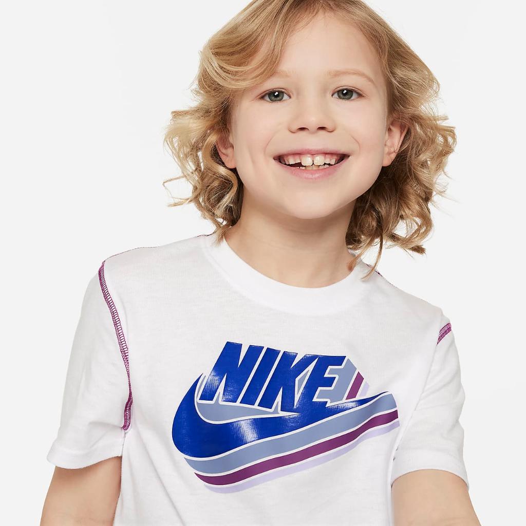 Nike Sportswear Reimagine Little Kids&#039; French Terry Shorts Set 86M034-U9E