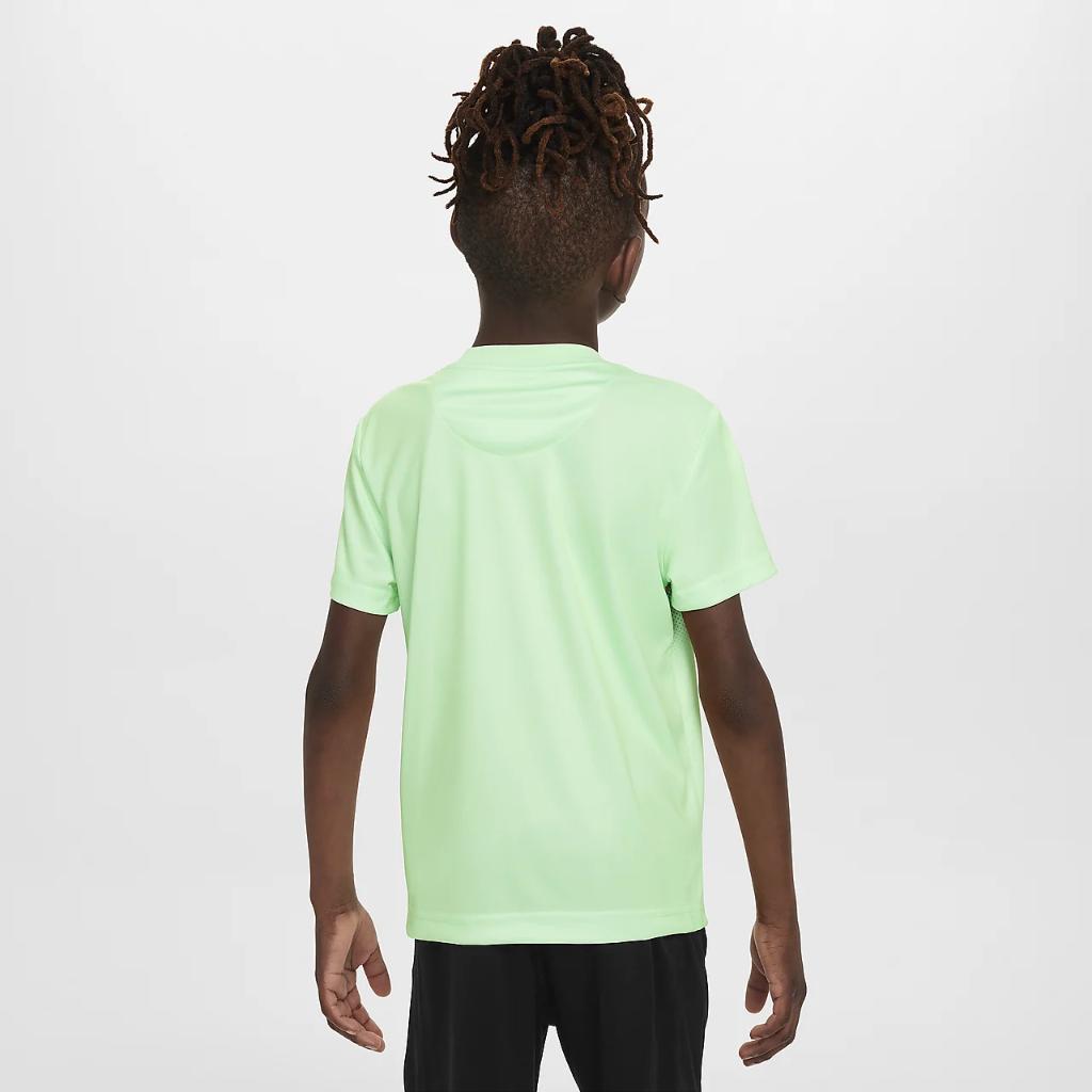 Nike Dri-FIT Little Kids&#039; Stacked Up Swoosh T-Shirt 86M073-E2E
