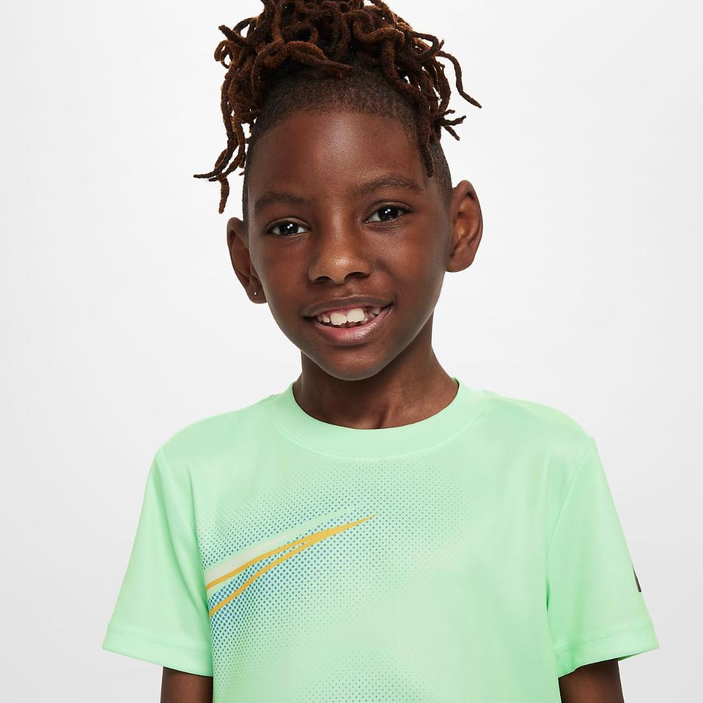 Nike Dri-FIT Little Kids&#039; Stacked Up Swoosh T-Shirt 86M073-E2E