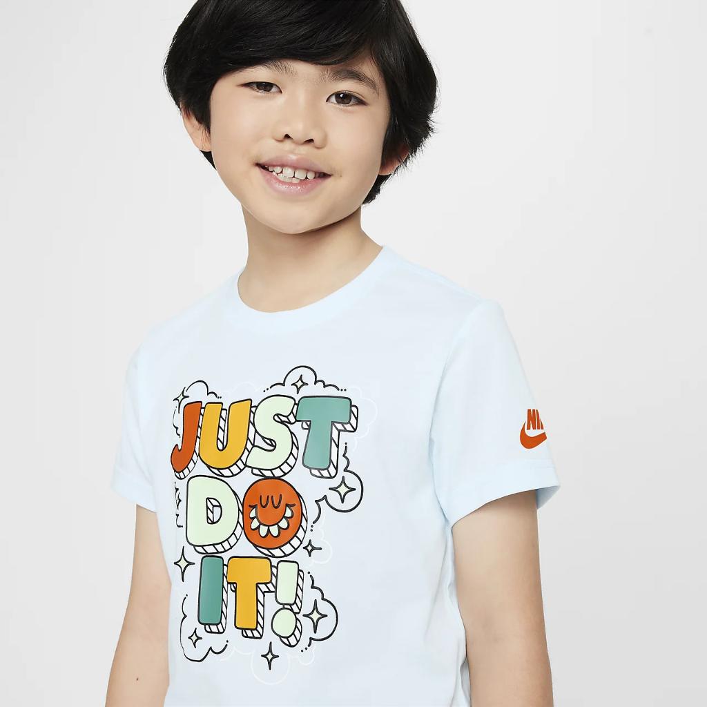 Nike Little Kids&#039; Bubble &#039;Just Do It&#039; T-Shirt 86M093-G25