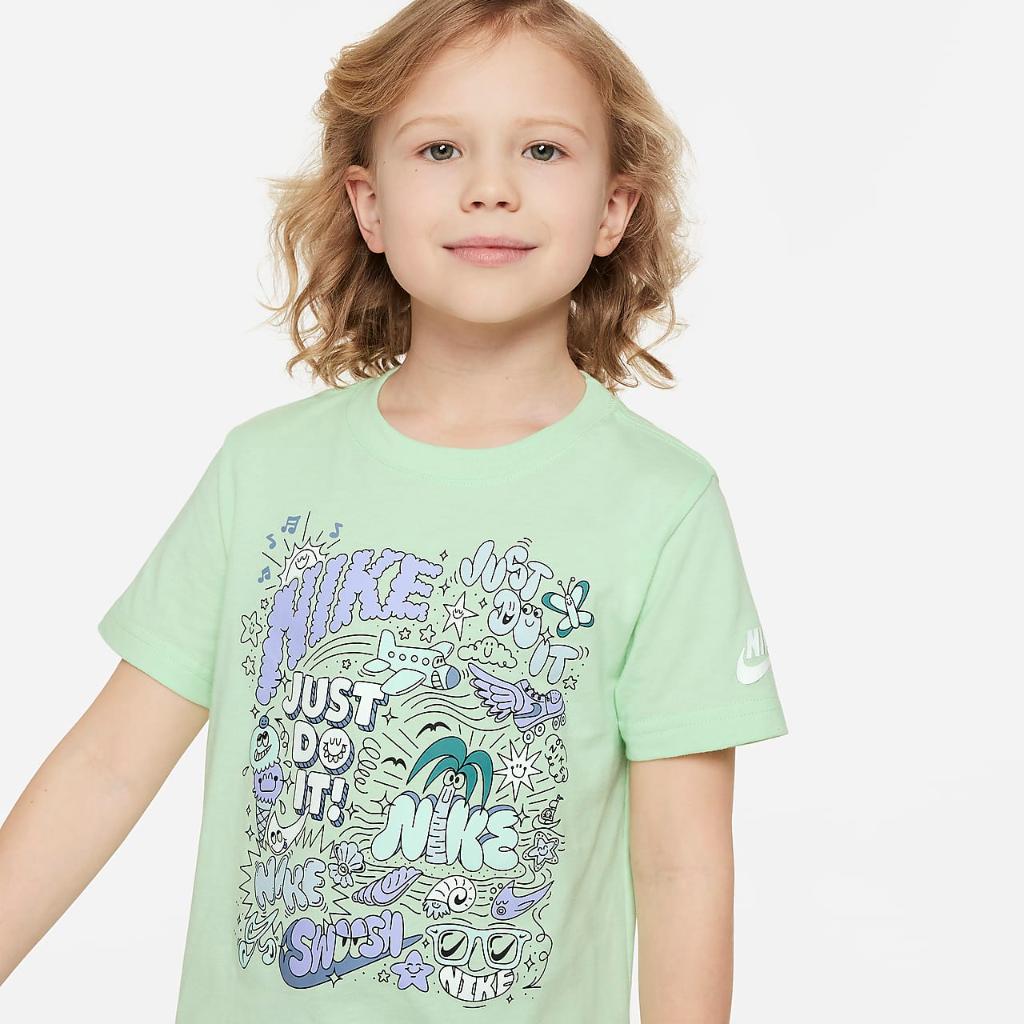 Nike Little Kids&#039; Doodlevision T-Shirt 86M094-E2E