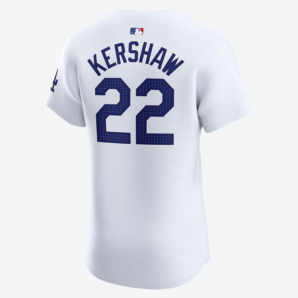 Clayton Kershaw Los Angeles Dodgers Men&#039;s Nike Dri-FIT ADV MLB Elite Jersey 90B0LDHOLD9-BEF