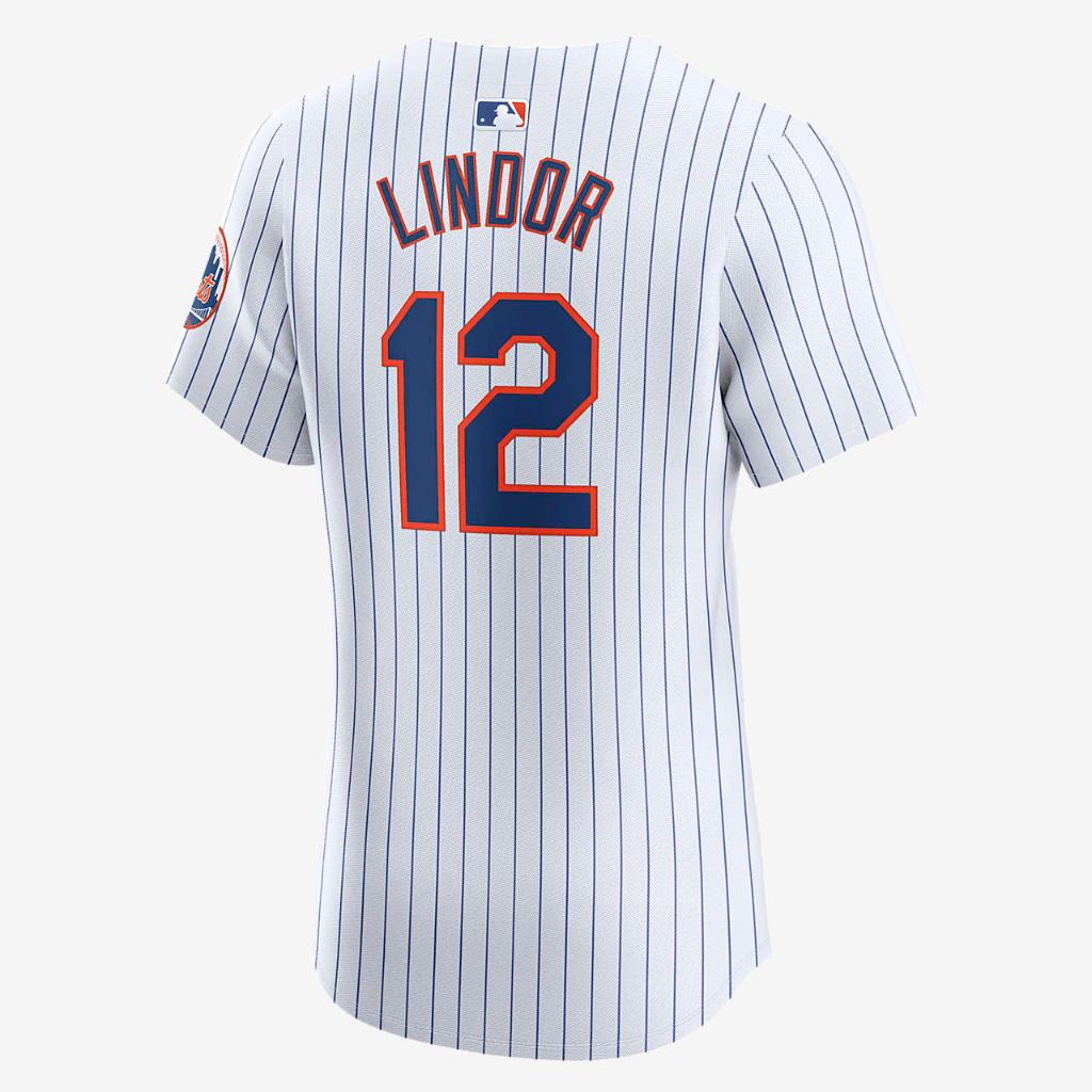 Francisco Lindor New York Mets Men&#039;s Nike Dri-FIT ADV MLB Elite Jersey 90B0NMHONM9-00F