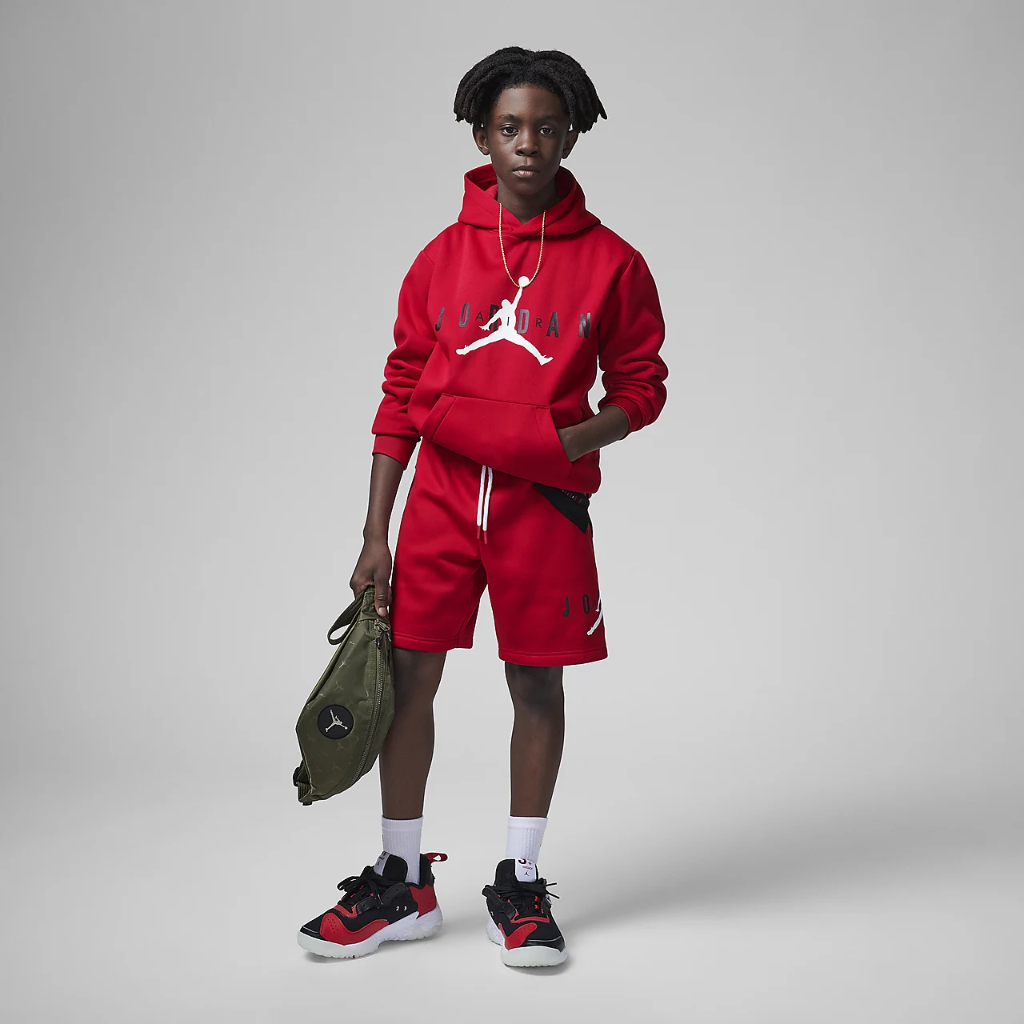 Jordan Big Kids&#039; Sustainable Fleece Shorts 95B911-R78