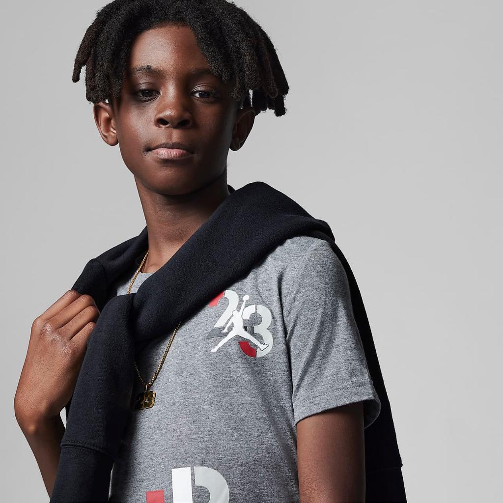 Air Jordan Wrap Attack Tee Big Kids&#039; T-Shirt 95C182-GEH