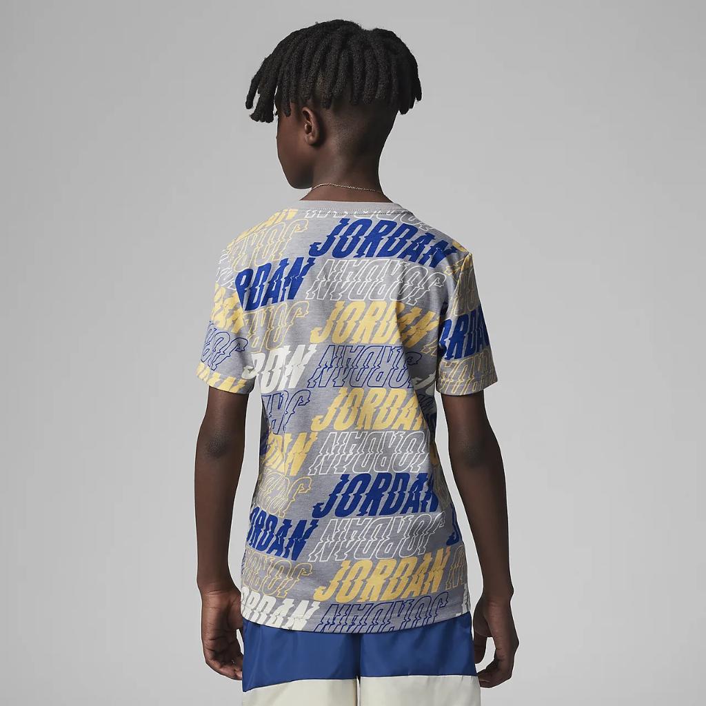 Jordan Vibes Printed Tee Big Kids&#039; T-Shirt 95C190-G0W