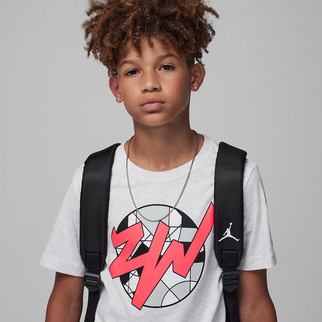 Jordan Zion Ring Tee Big Kids T-Shirt 95C775-X58