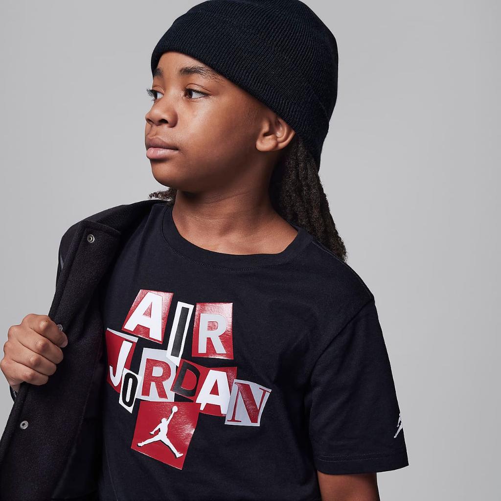 Air Jordan Cutout Tee Big Kids T-Shirt 95C840-023