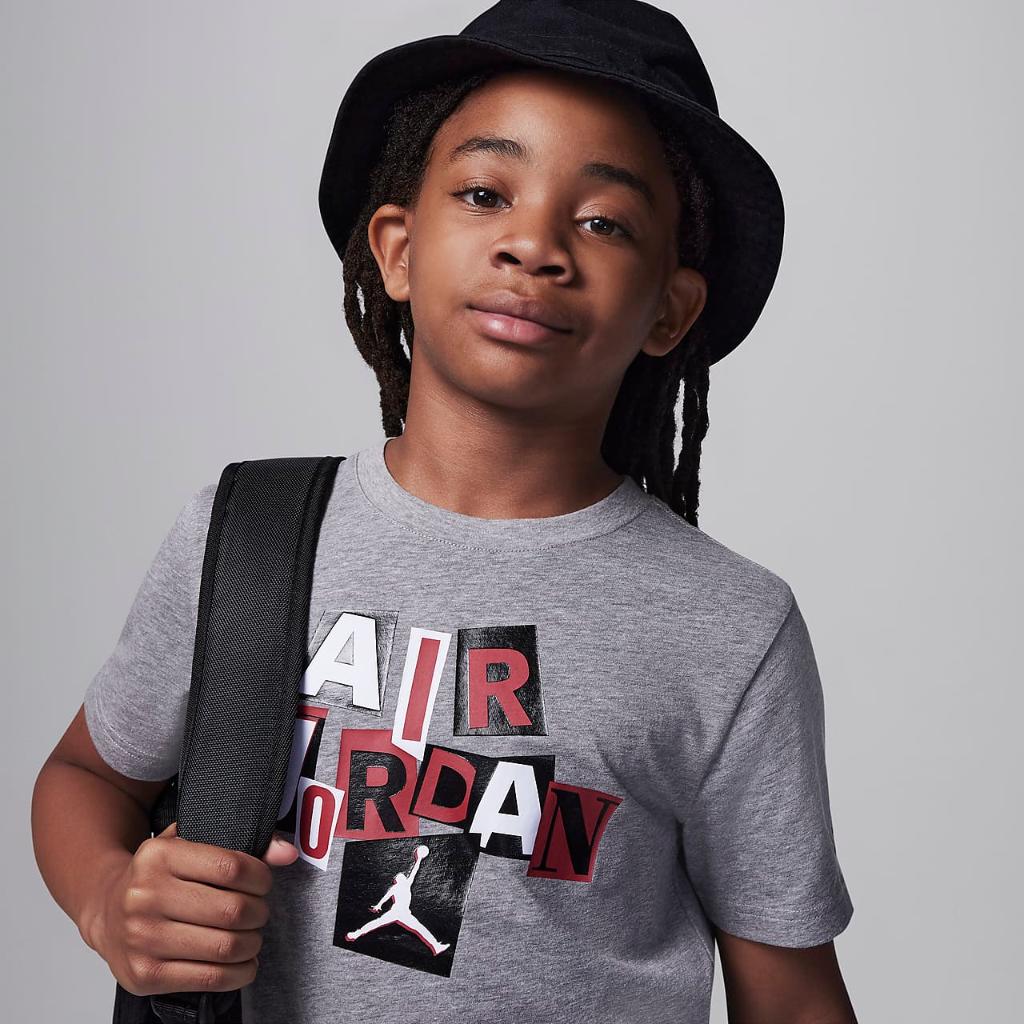 Air Jordan Cutout Tee Big Kids T-Shirt 95C840-GEH