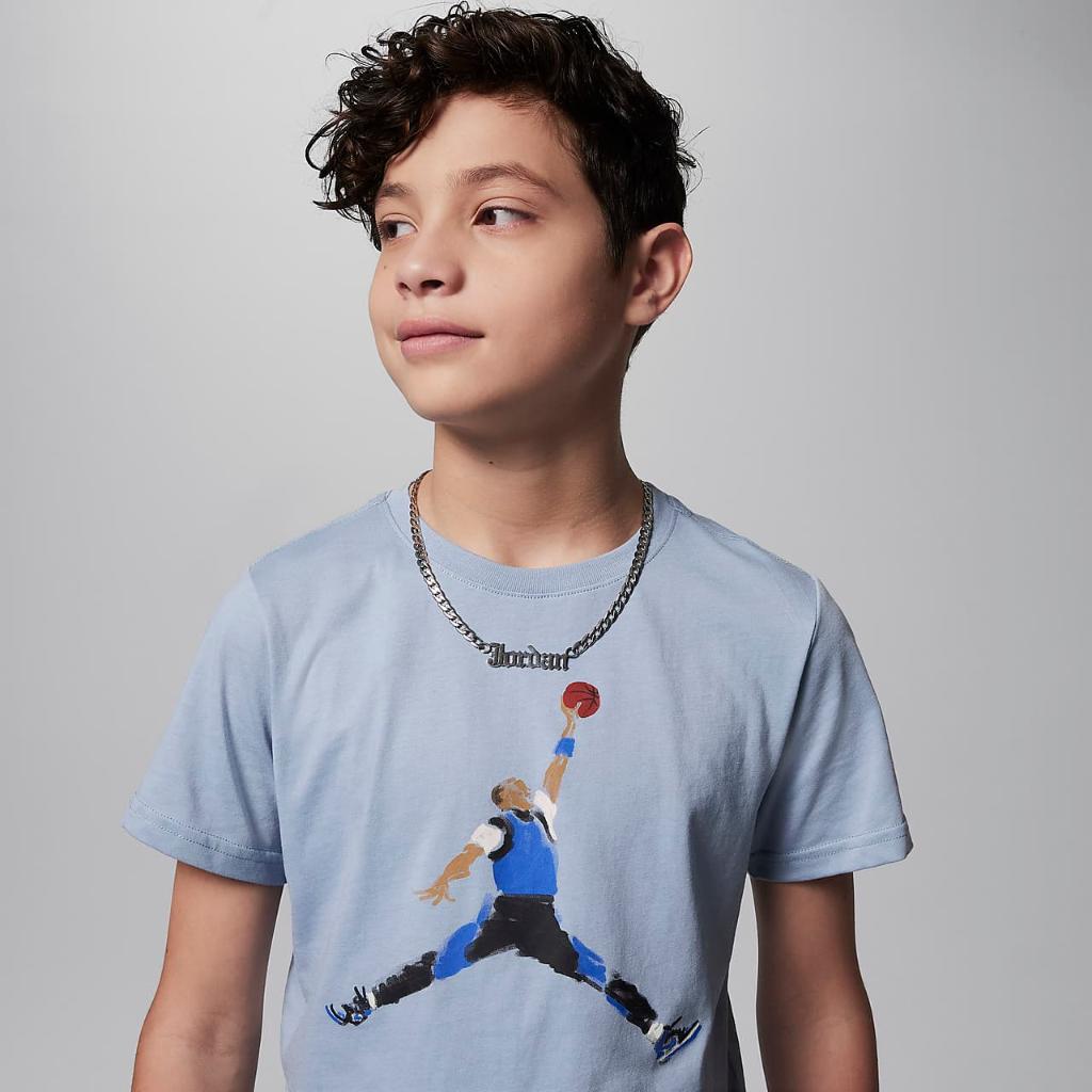 Jordan Watercolor Jumpman Big Kids&#039; Graphic T-Shirt 95C900-B18