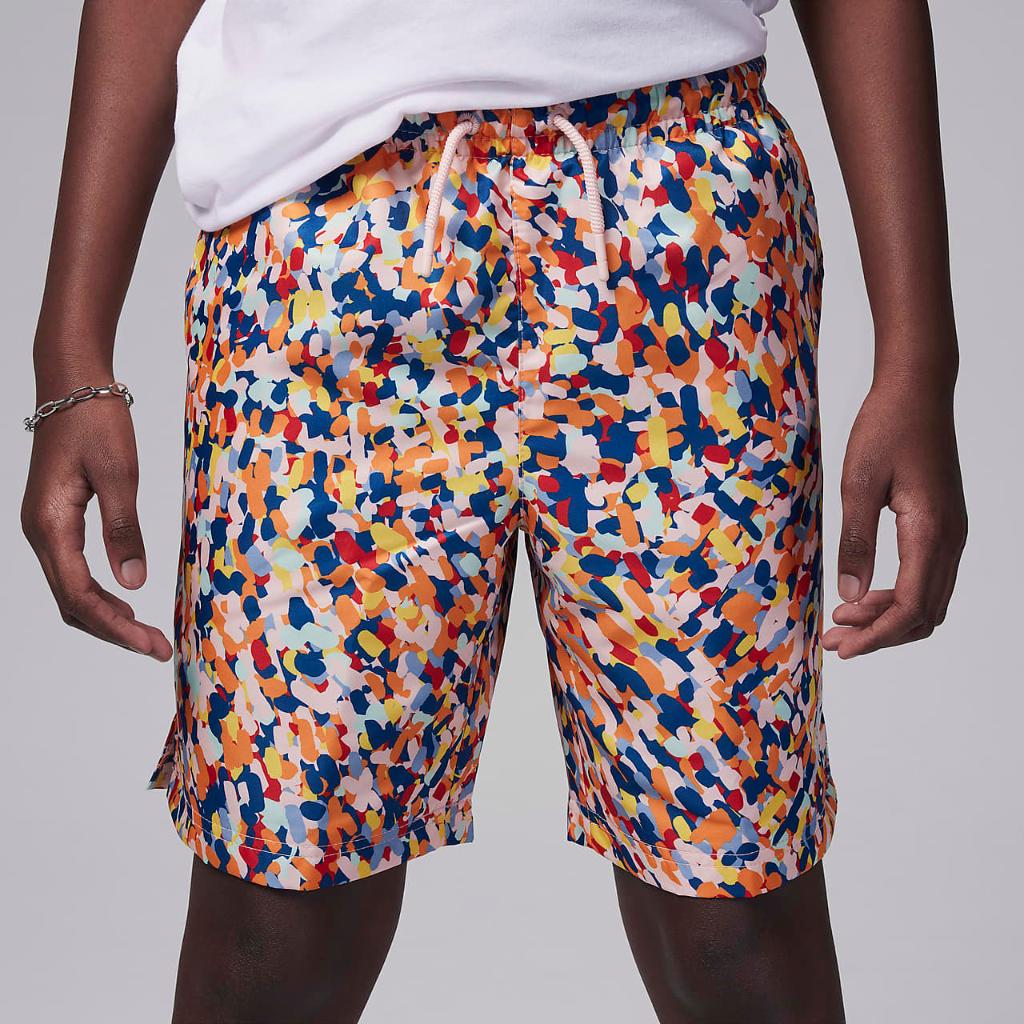 Jordan MJ Essentials Poolside Big Kids&#039; Printed Shorts 95D100-AHC