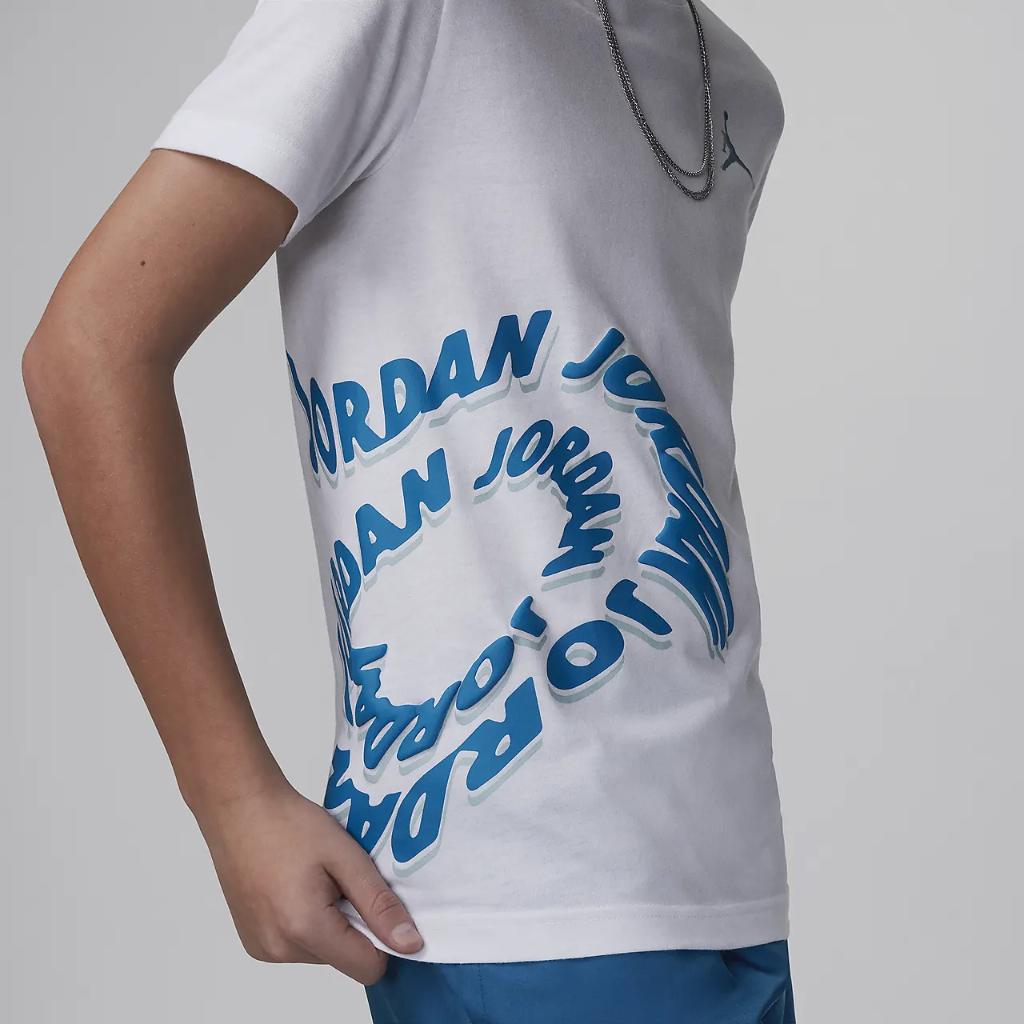 Jordan Warped Galaxy Big Kids&#039; Graphic T-Shirt 95D158-001