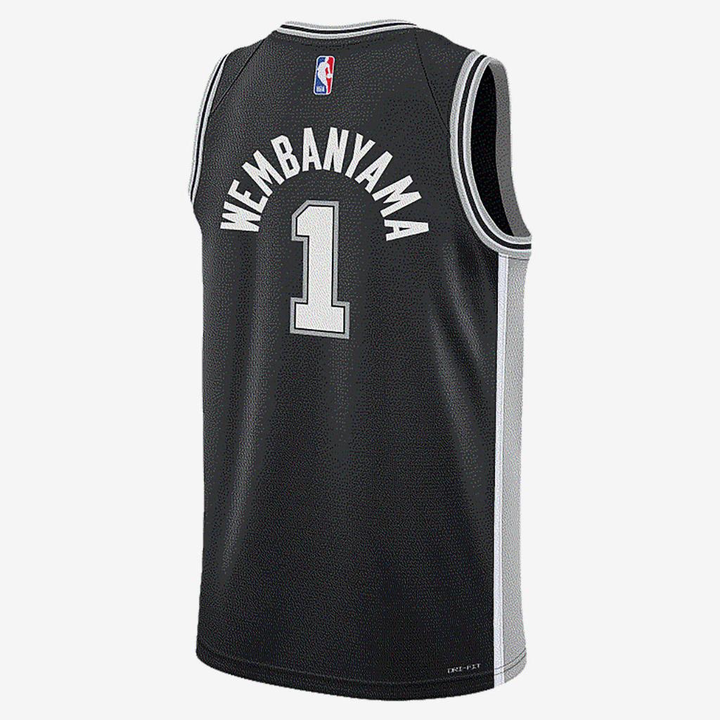 Victor Wembanyama San Antonio Spurs 2023/24 Icon Edition Big Kids&#039; Nike NBA Swingman Jersey 9Z2B7BX2P-WEM