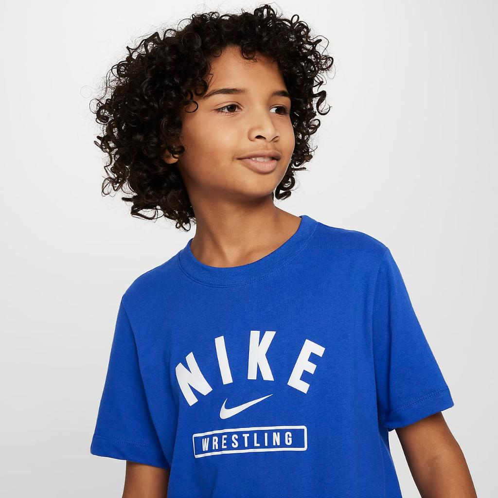 Nike Big Kids&#039; Wrestling T-Shirt APS383NKWR-493