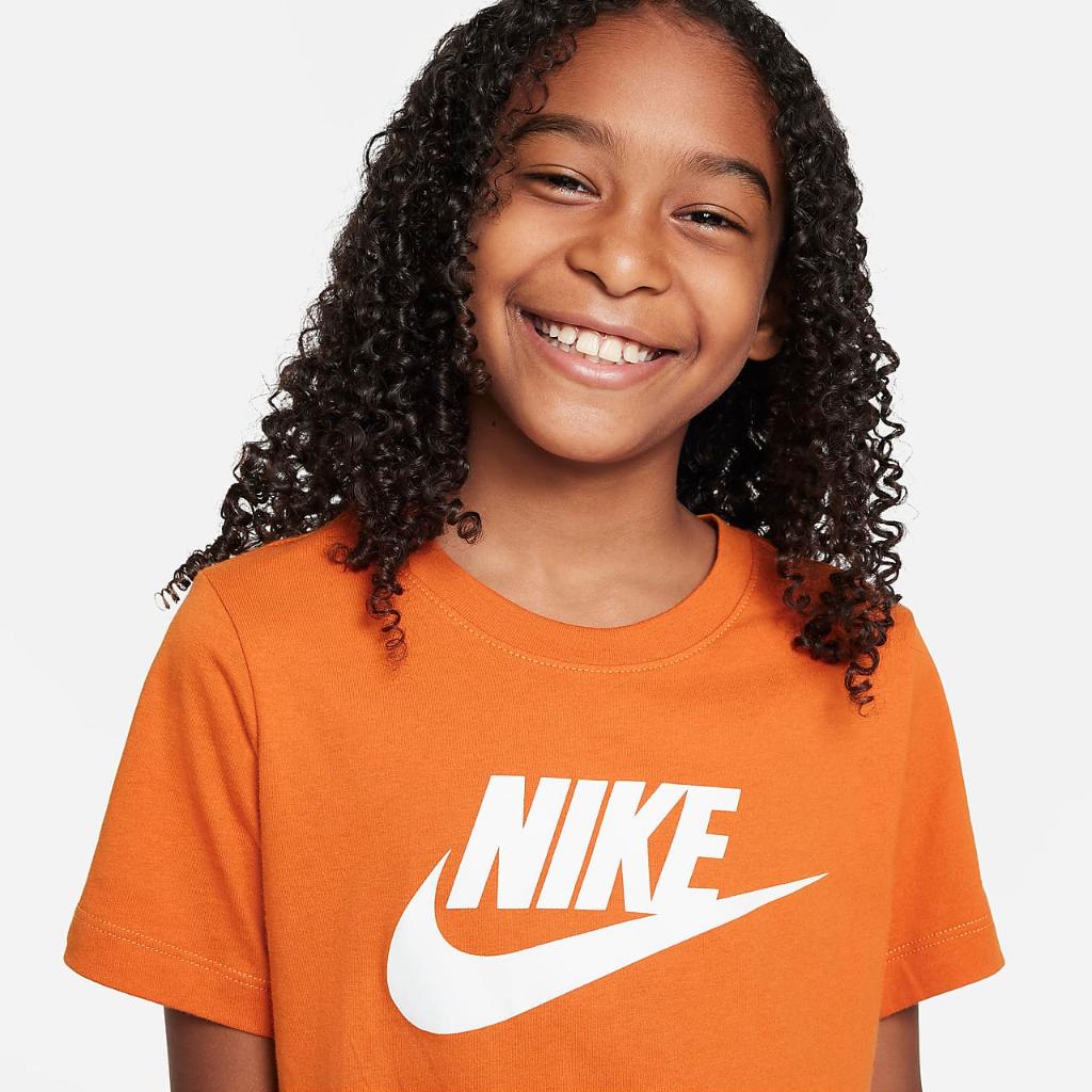 Nike Sportswear Big Kids&#039; Cotton T-Shirt AR5252-893