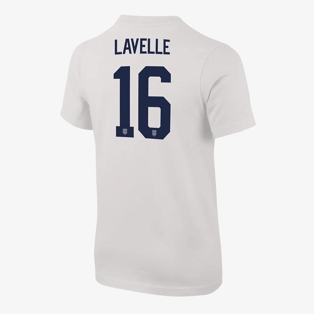 Rose Lavelle USWNT Big Kids&#039; Nike Soccer T-Shirt B11377476W-LAV