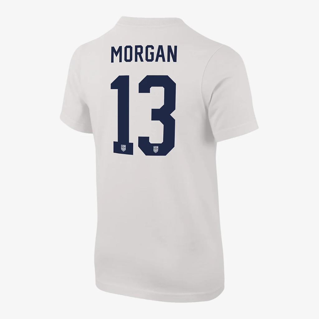 Alex Morgan USWNT Big Kids&#039; Nike Soccer T-Shirt B11377476W-MOR