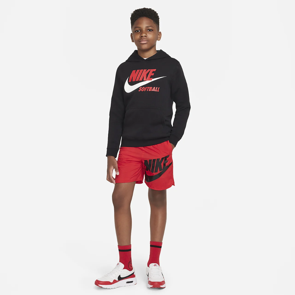 Nike Futura Swoosh Big Kids&#039; Hoodie B31048P642N-00A