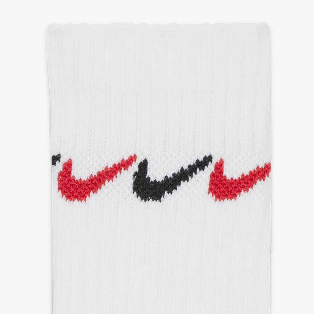 Nike Graphic Dri-FIT Crew Socks (3 Pairs) Little Kids&#039; Socks BN0924-001