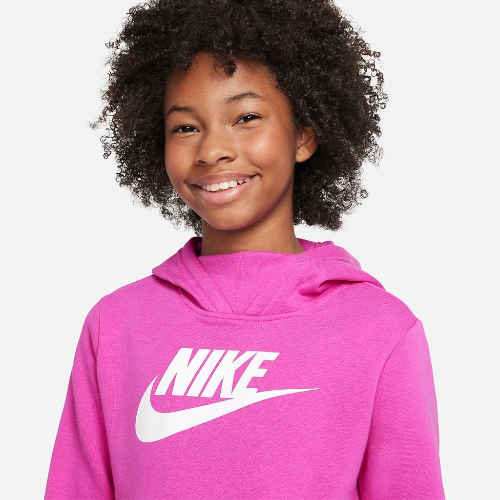 Nike Sportswear Girls&#039; Pullover Hoodie BV2717-623