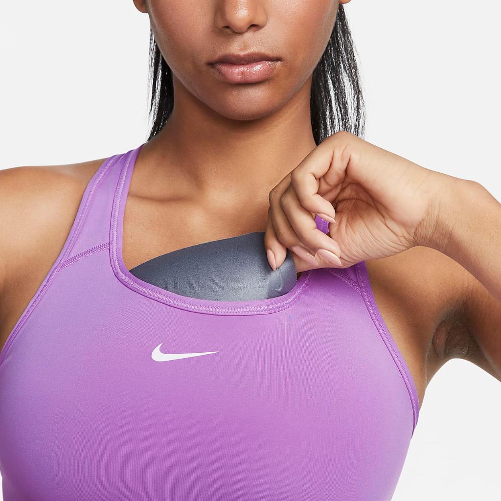 Nike Swoosh Women&#039;s Medium-Support 1-Piece Pad Sports Bra BV3636-533