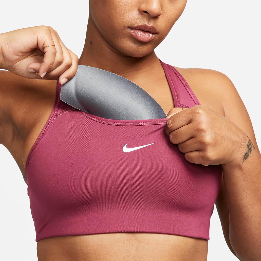 Nike Swoosh Women&#039;s Medium-Support 1-Piece Pad Sports Bra BV3636-654