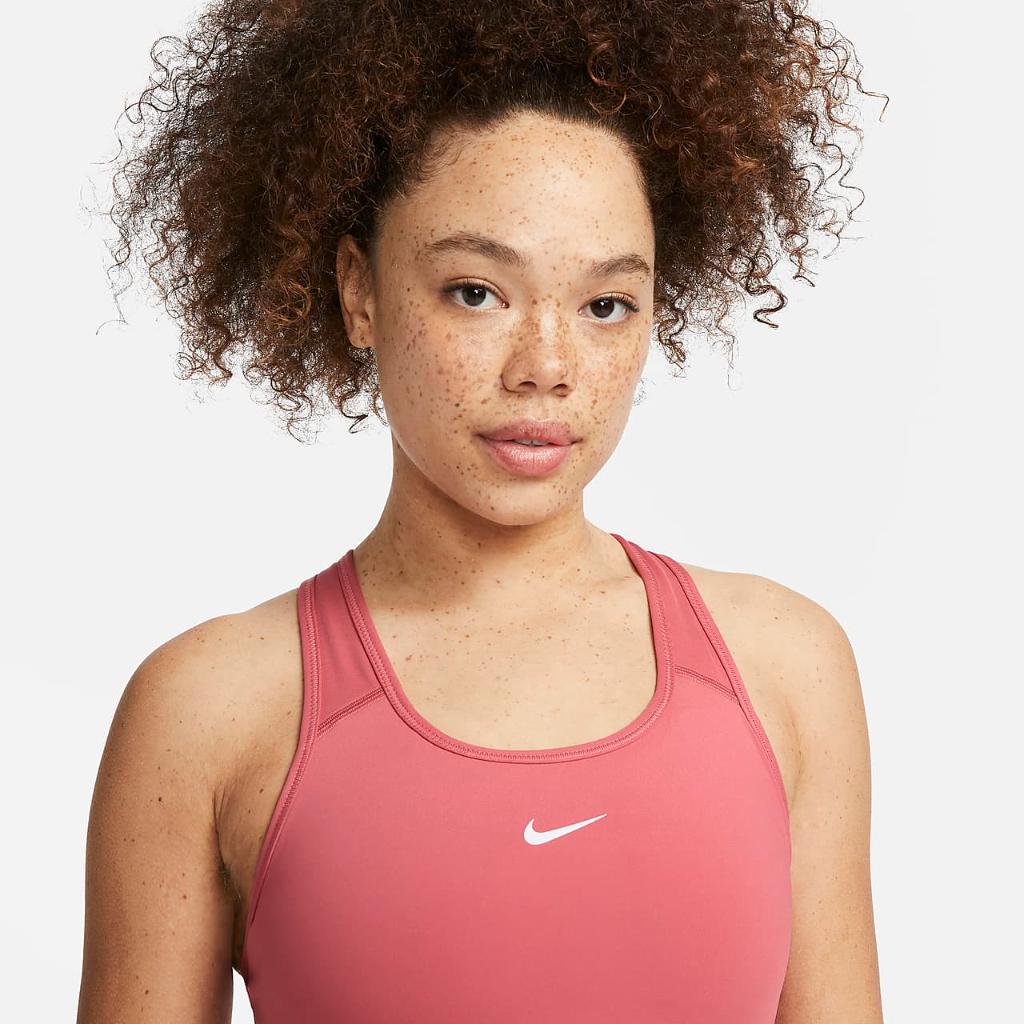 Nike Swoosh Women&#039;s Medium-Support 1-Piece Pad Sports Bra BV3636-655