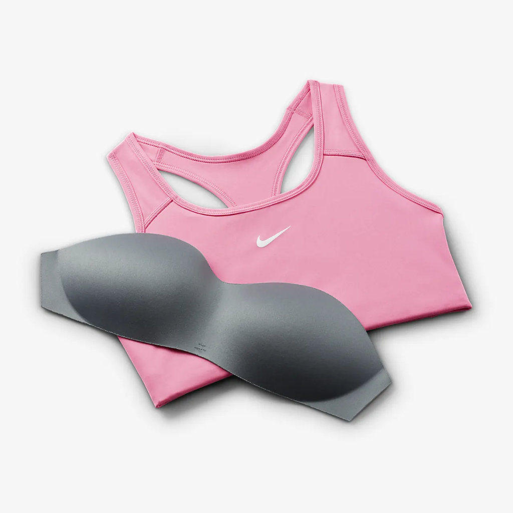 Nike Dri-FIT Swoosh Women&#039;s Medium-Support 1-Piece Pad Sports Bra BV3636-684