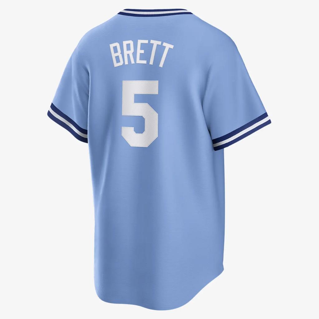 MLB Kansas City Royals (George Brett) Men&#039;s Cooperstown Baseball Jersey C267CKCAQMJ-UCP