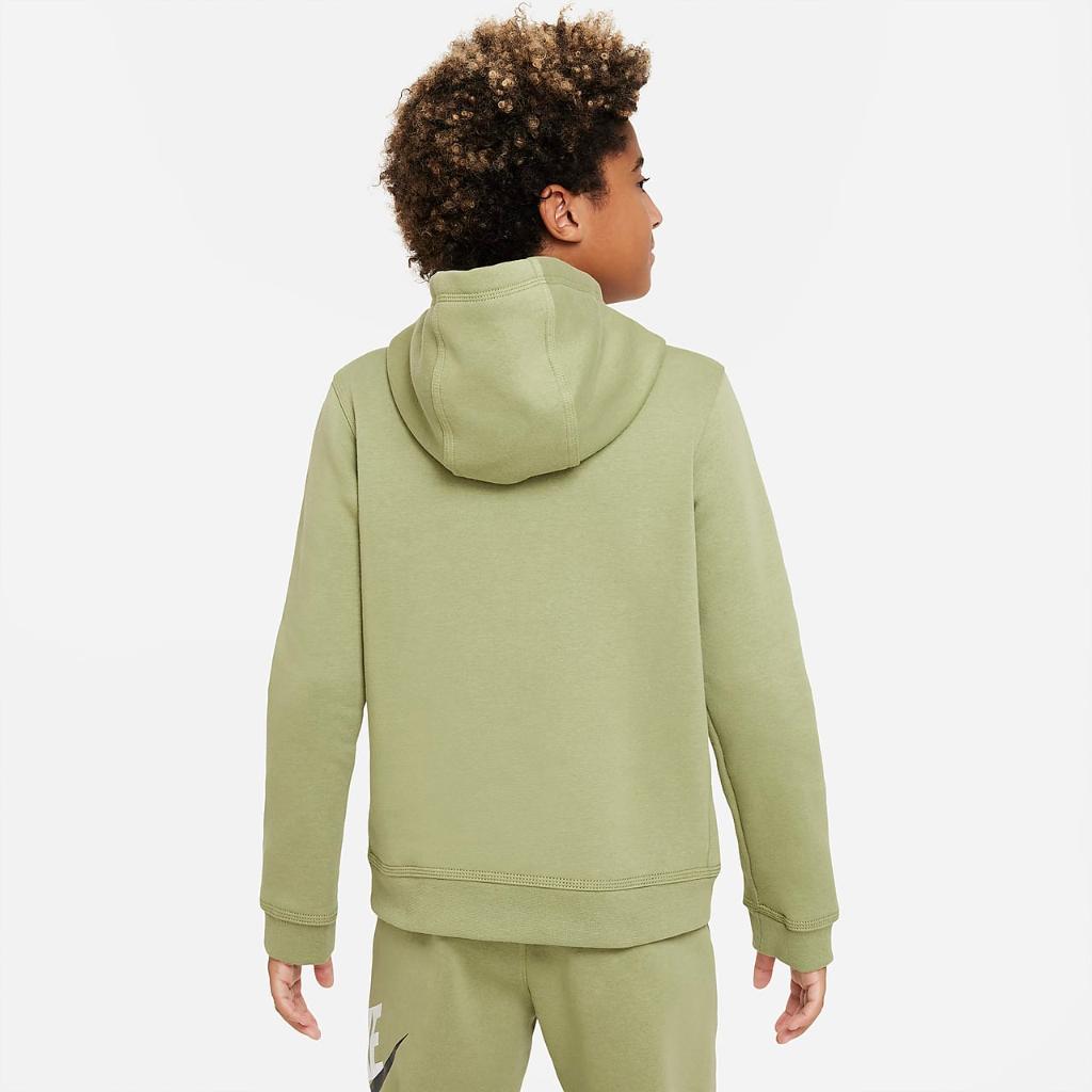 Nike Sportswear Club Fleece Big Kids’ Pullover Hoodie CJ7861-334
