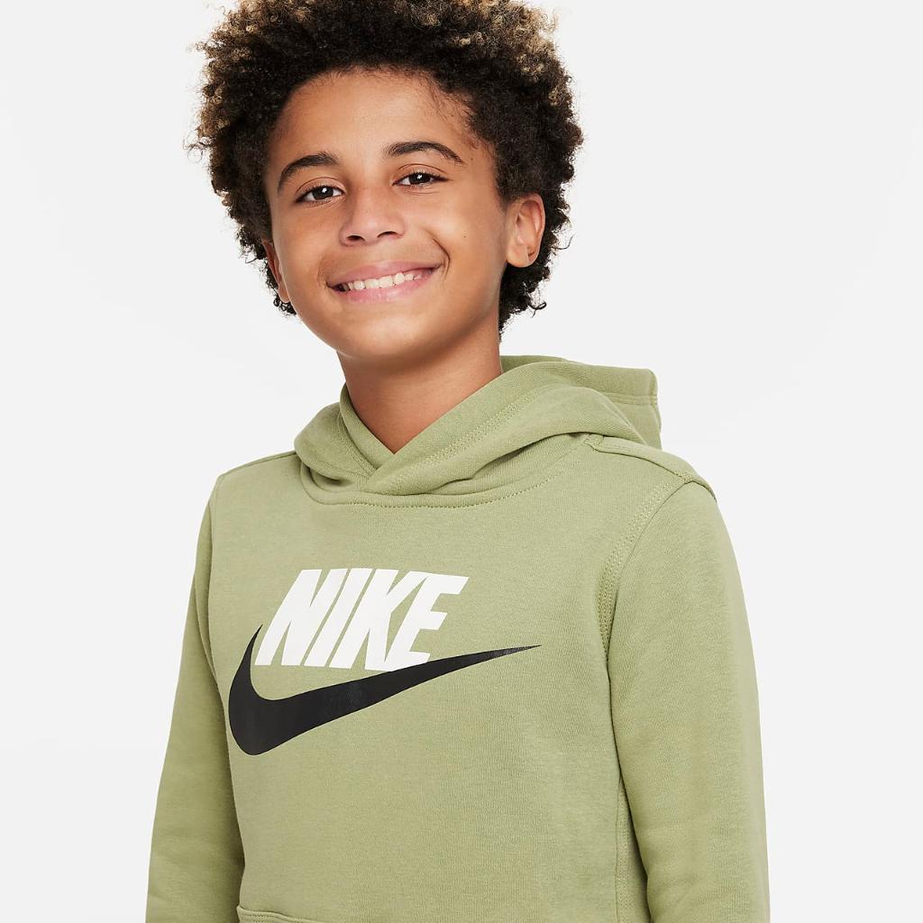 Nike Sportswear Club Fleece Big Kids’ Pullover Hoodie CJ7861-334