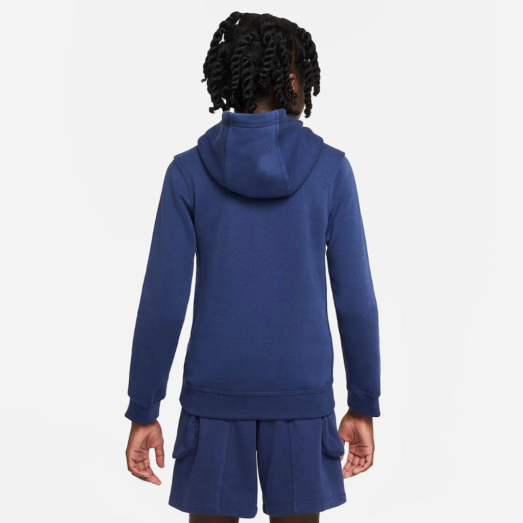 Nike Sportswear Club Fleece Big Kids’ Pullover Hoodie CJ7861-414