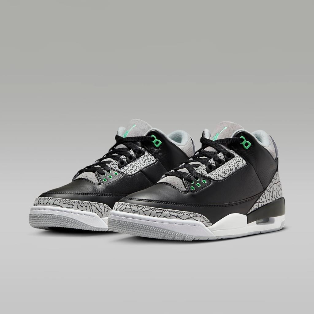 Air Jordan 3 Retro &quot;Green Glow&quot; Men&#039;s Shoes CT8532-031