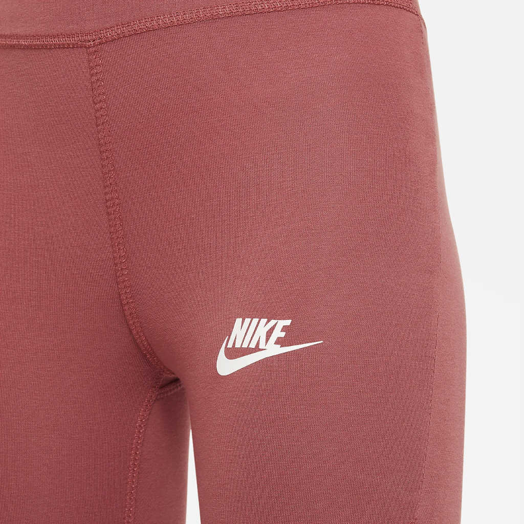 Nike Sportswear Favorites Big Kids&#039; (Girls&#039;) High-Waisted Leggings CU8248-691