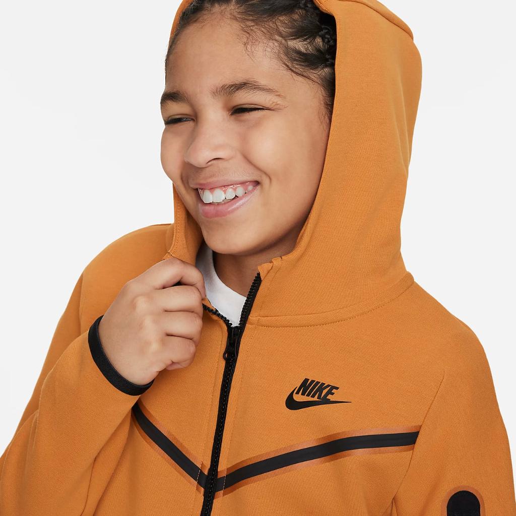 Nike Sportswear Tech Fleece Big Kids&#039; (Boys&#039;) Full-Zip Hoodie CU9223-815