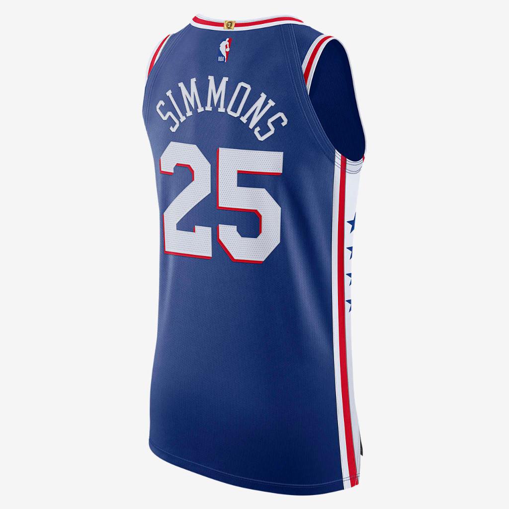 Ben Simmons 76ers Icon Edition 2020 Nike NBA Authentic Jersey CW3457-495