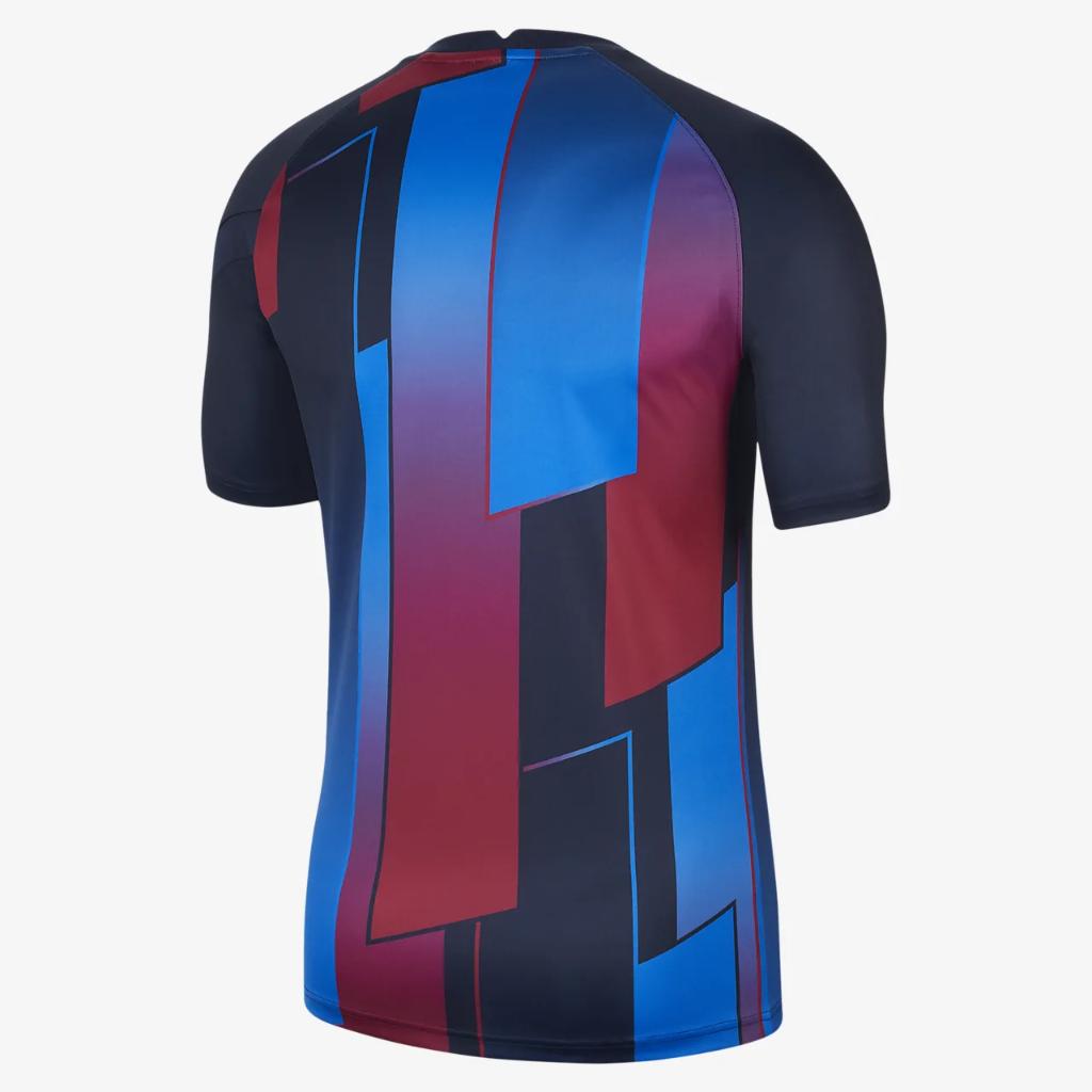 FC Barcelona Men&#039;s Pre-Match Short-Sleeve Soccer Top CW4874-452