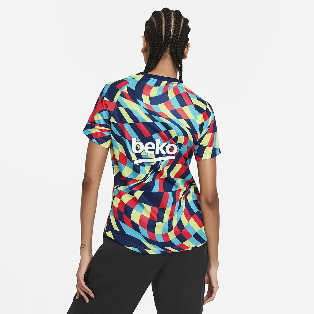 FC Barcelona Women&#039;s Pre-Match Short-Sleeve Soccer Top CW7754-492