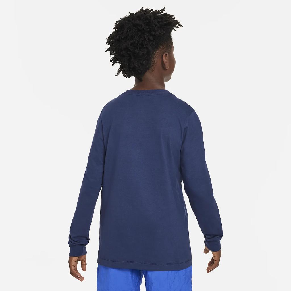 Nike Sportswear Big Kids&#039; (Boys&#039;) Long-Sleeve T-Shirt CZ1855-410