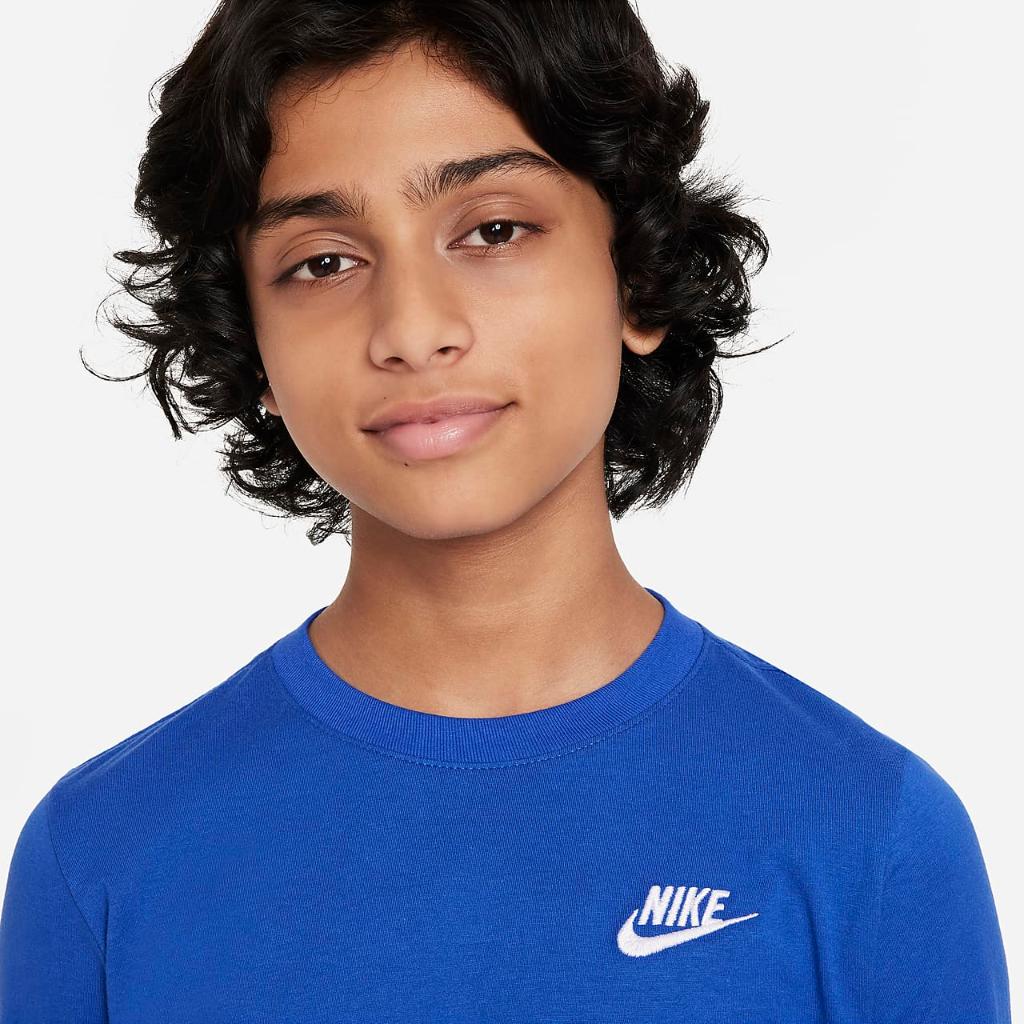 Nike Sportswear Big Kids&#039; (Boys&#039;) Long-Sleeve T-Shirt CZ1855-480