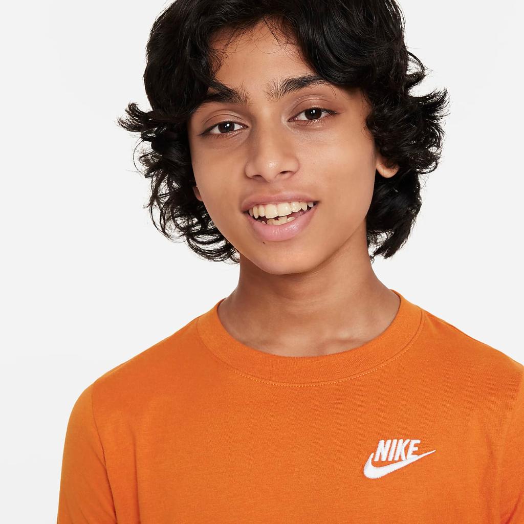 Nike Sportswear Big Kids&#039; (Boys&#039;) Long-Sleeve T-Shirt CZ1855-893